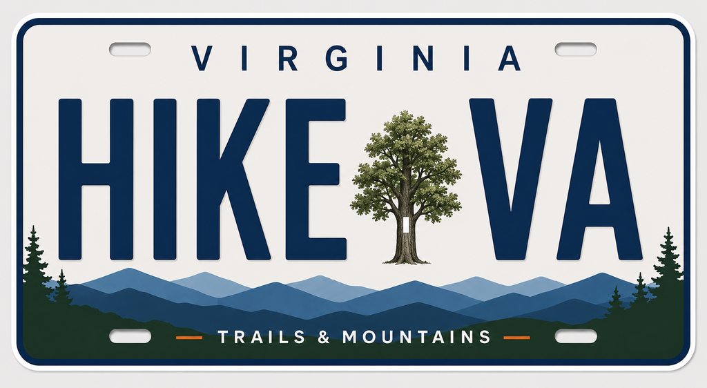 Hike VA – Trails & Mountains Virginia Magnet