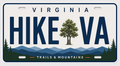 Hike VA – Trails & Mountains Virginia Magnet