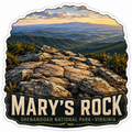 Mary's Rock Vinyl Sticker