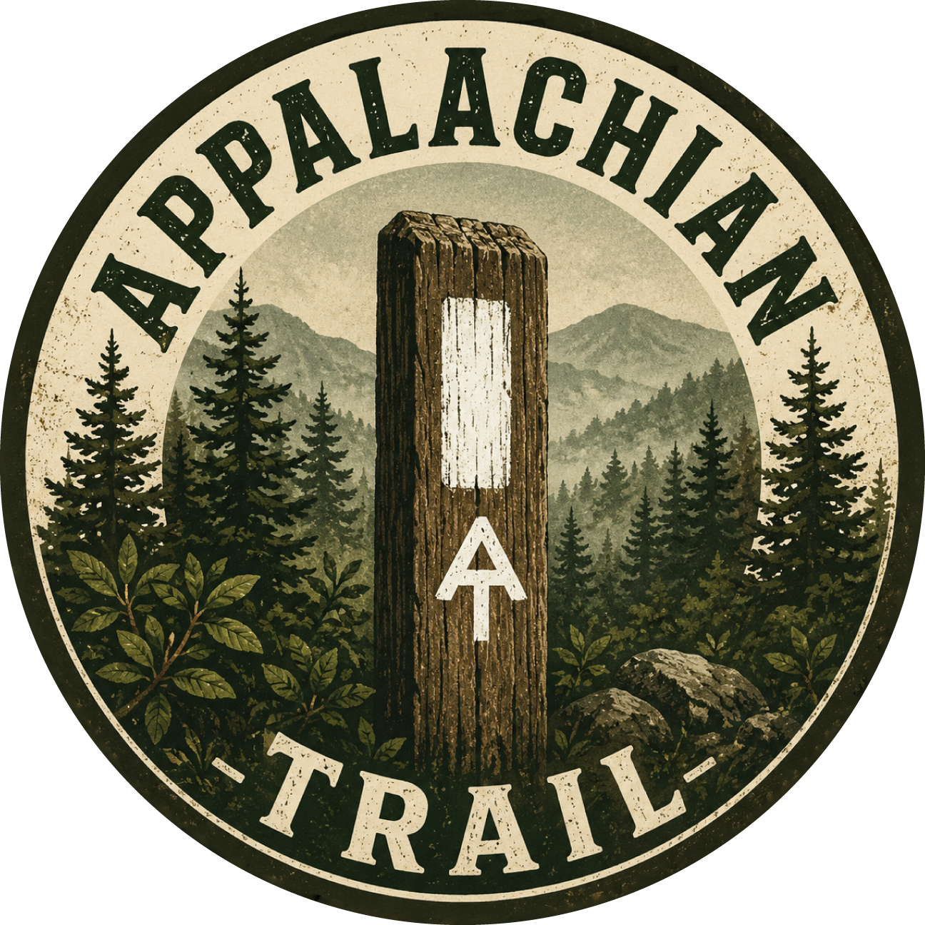 Appalachian Trail Blaze Vinyl Sticker