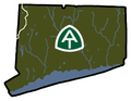 Appalachian Trail Connecticut Vinyl Sticker
