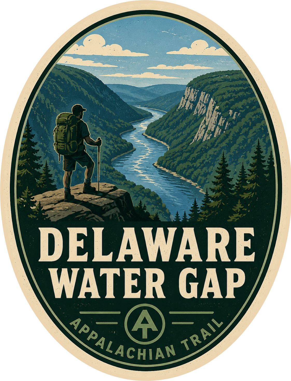 Delaware Gap Vinyl Sticker