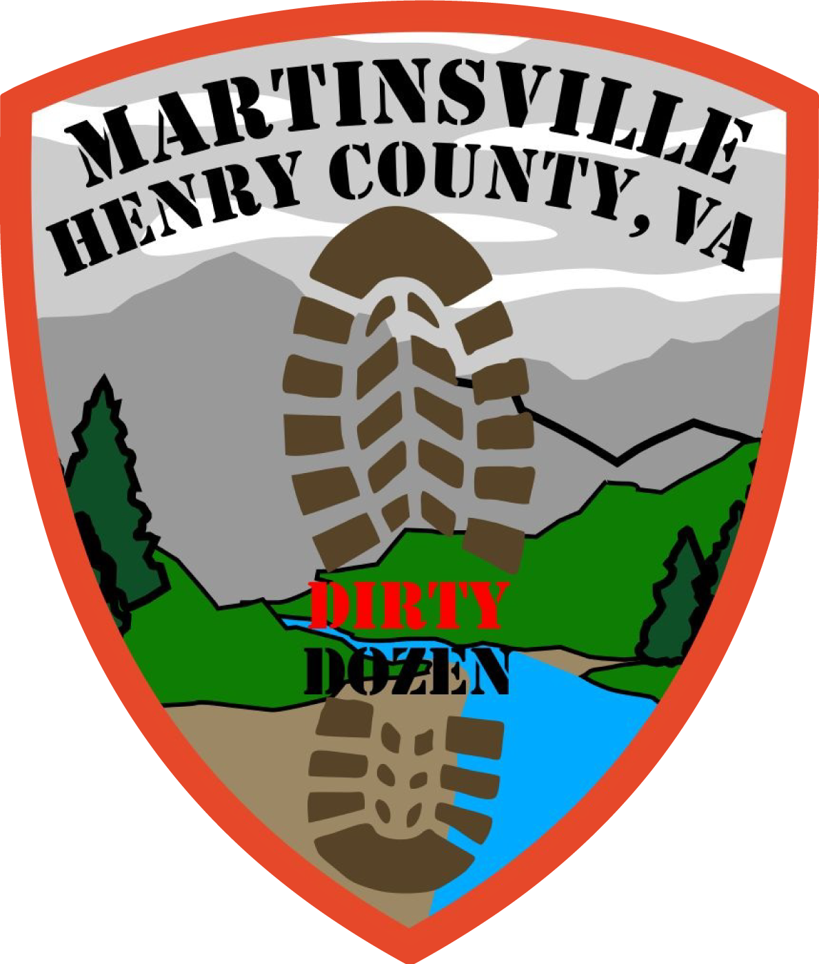 Dirty Dozen Adventure Vinyl Sticker