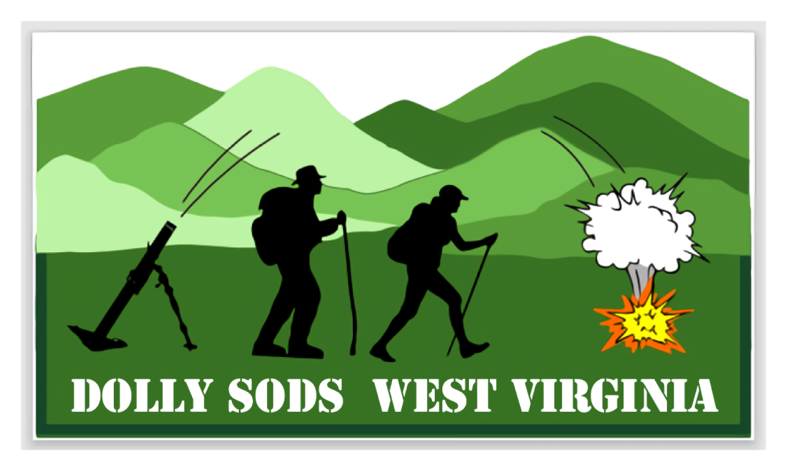 Dolly Sods Vinyl Sticker