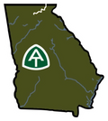 Appalachian Trail Georgia Vinyl Sticker