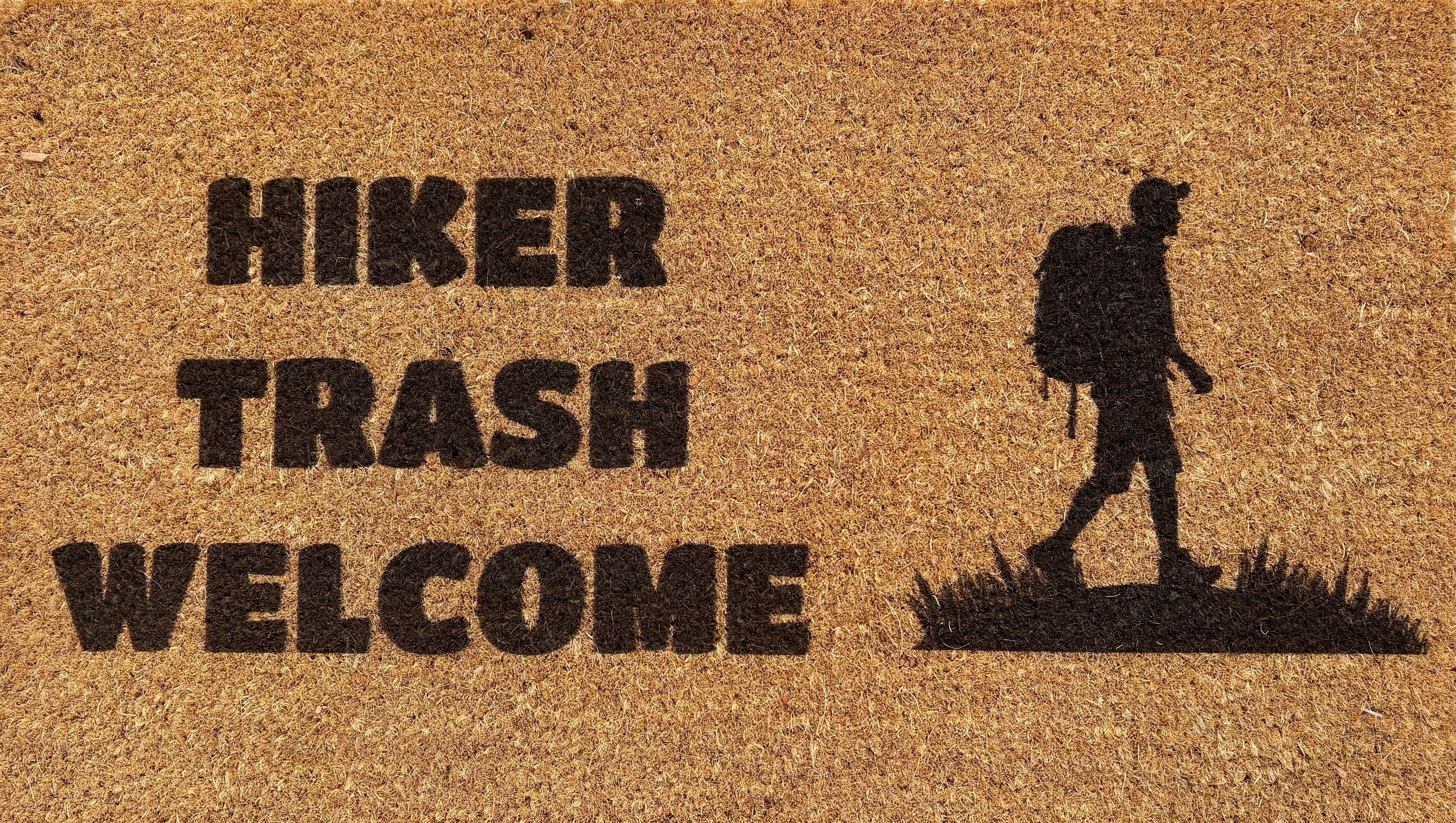 Hiker Trash Door Mat