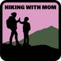 Hiking with Mom Vinyl Sticker