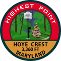 Maryland Highpoint Vinyl Sticker