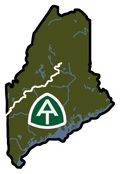 Appalachian Trail Maine Vinyl Sticker