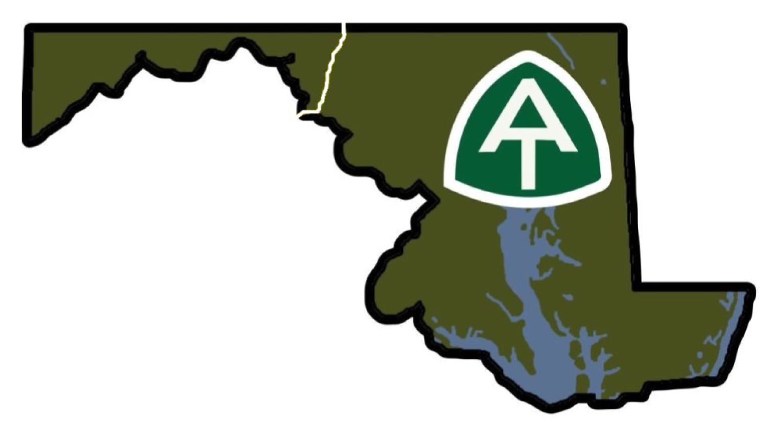 Appalachian Trail Maryland Vinyl Sticker