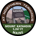 Mount Katahdin Highpoint Vinyl Sticker