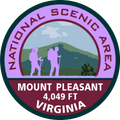 Mount Pleasant Vinyl Sticker