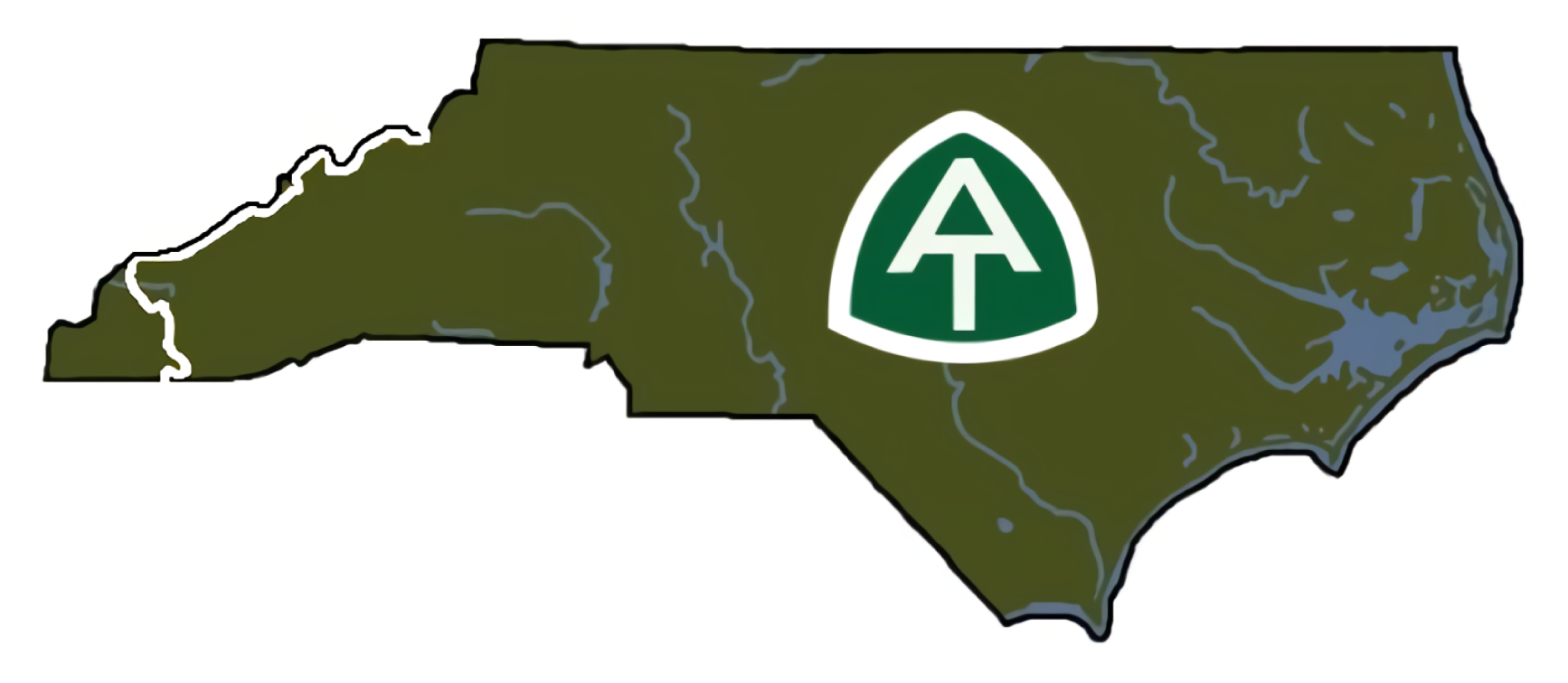 Appalachian Trail North Carolina Vinyl Sticker
