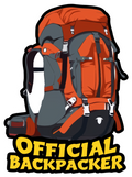 Official Backpacker Vinyl Sticker