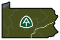 Appalachian Trail Pennsylvania Vinyl Sticker