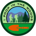 Poop in the Woods Vinyl Sticker