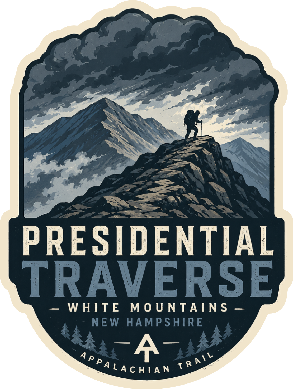 Presidential Traverse Vinyl Sticker