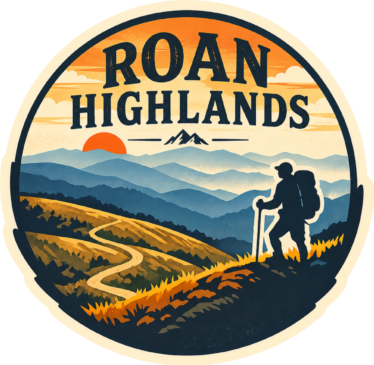 Roan Highlands Vinyl Sticker