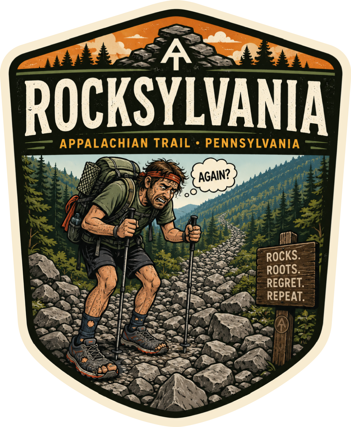 Rocksylvania Vinyl Sticker