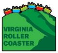 Virginia Roller Coaster Challenge Vinyl Sticker