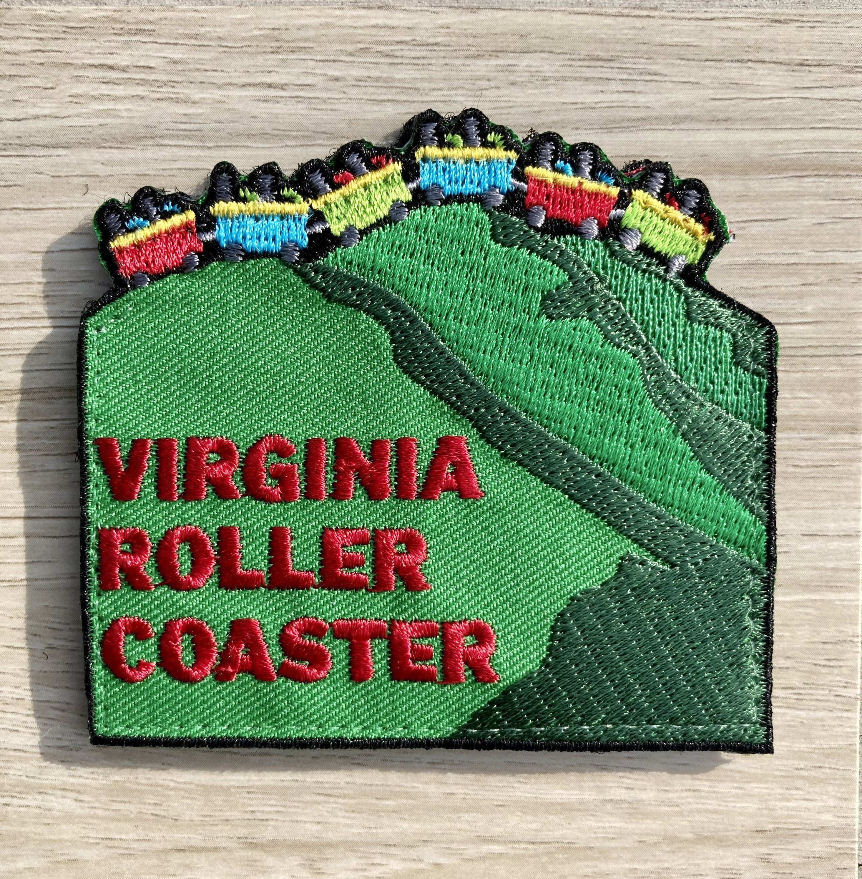 Virginia Roller Coaster Challenge Patch