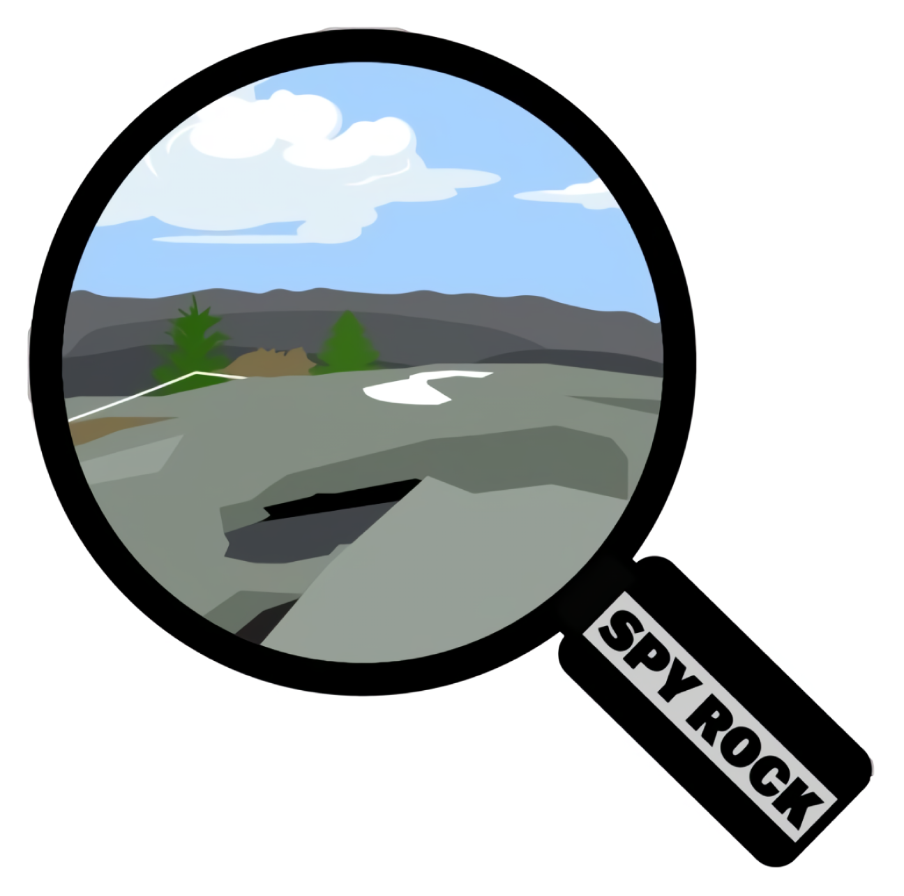 Spy Rock Vinyl Sticker