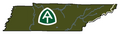 Appalachian Trail Tennessee Vinyl Sticker