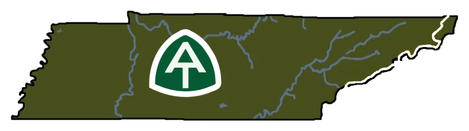 Appalachian Trail Tennessee Vinyl Sticker