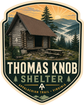 Thomas Knob Shelter Vinyl Sticker