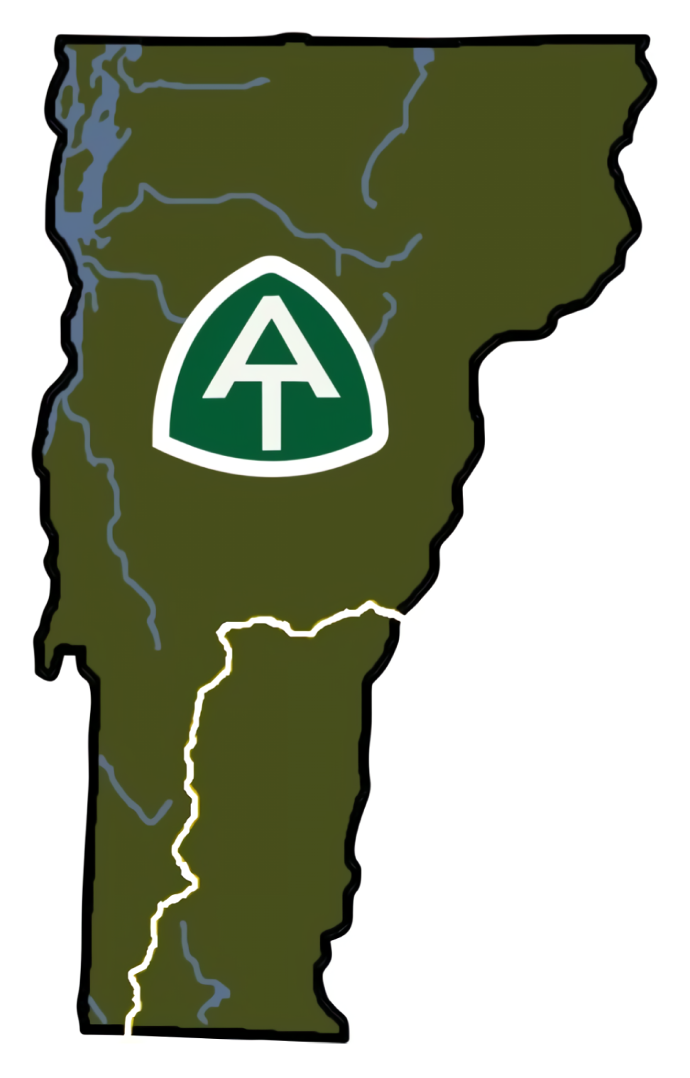 Appalachian Trail Vermont Vinyl Sticker
